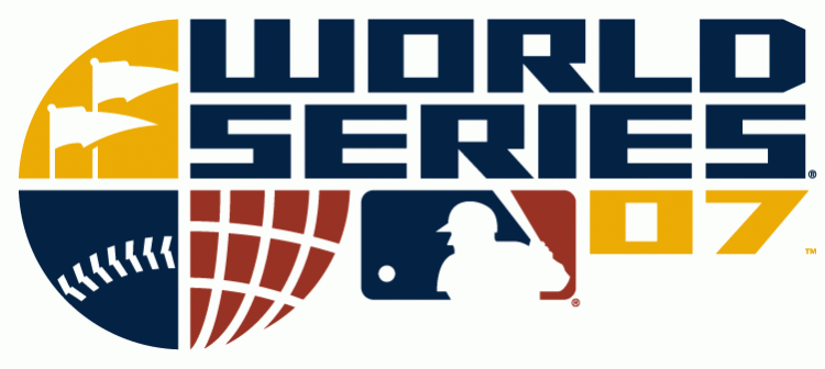 MLB World Series 2007 Primary Logo iron on transfers for T-shirts